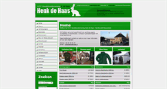 Desktop Screenshot of henkdehaas.nl